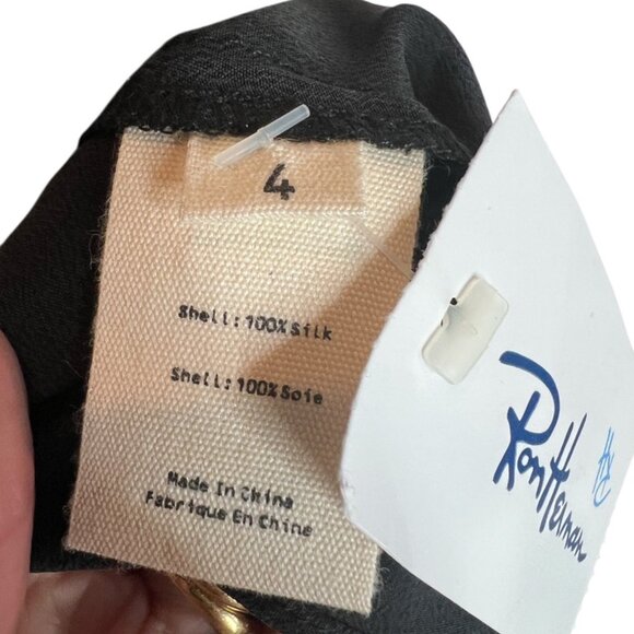 L’AGENCE x Ron Herman Silk Maxi Slit Skirt Black Size 4, NWT - Picture 8 of 13